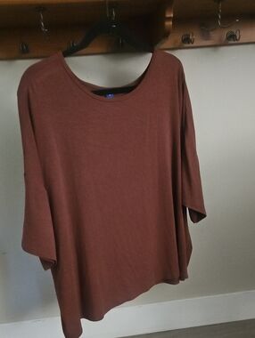 Old Navy Women's Loose Round-Neck Top - Rust